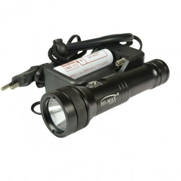  HI-MAX latarka H5 czarna zestaw, 1100lm