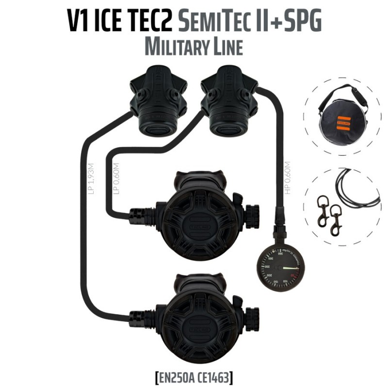 TecLine Automat V1 ICE TEC2 odw. SemiTec II z manometrem - Military Line