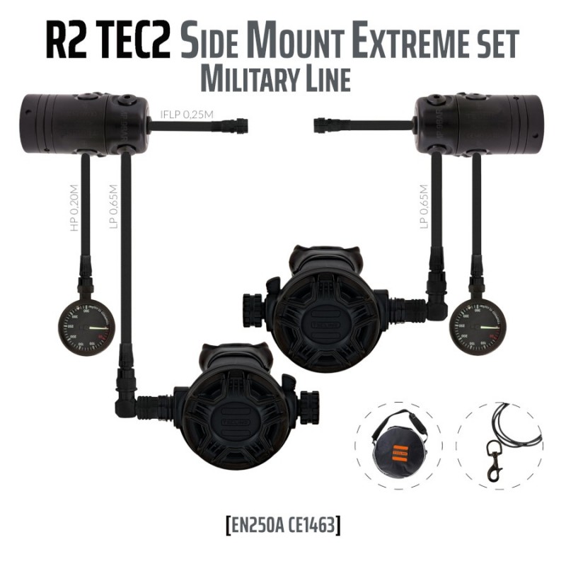 TecLine Automat R2 TEC2 odw. zestaw Side Mount Extreme - Military Line