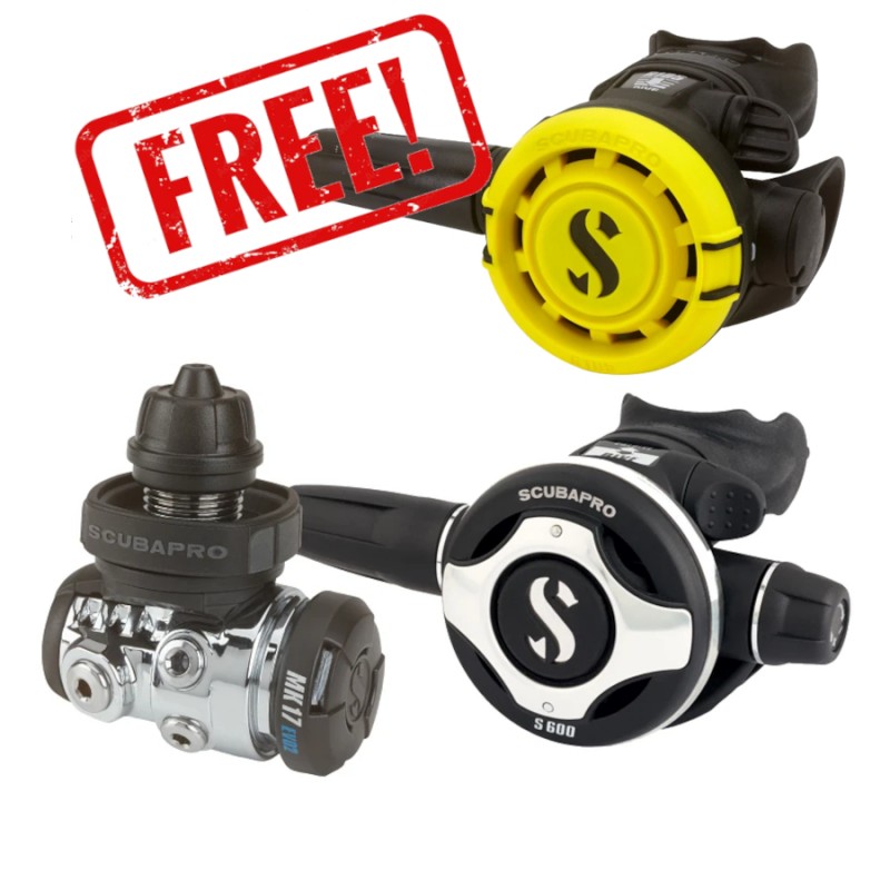 Scubapro MK17 EVO 2/S600 + Octopus Gratis