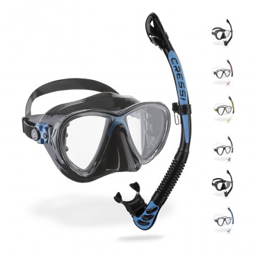 Zestaw maska + fajka Cressi Big Eyes Evolution Ultra Dry