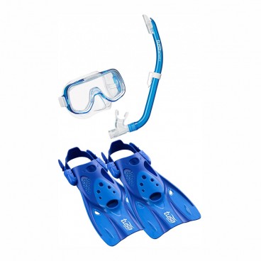 TUSA Mini-Kleio Hyperdry UP-0201 - zestaw maska + fajka + płetwy dla dzieci