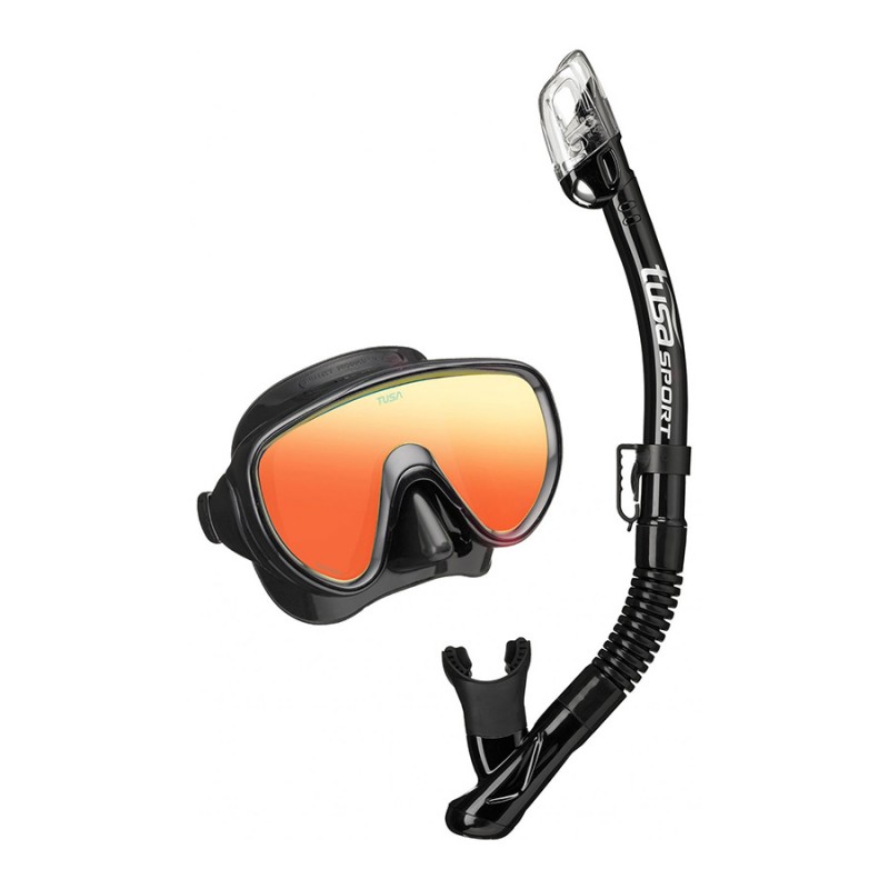 TUSA Serene UC-1625 MQB Mirror – zestaw maska i fajka z lustrzaną szybą