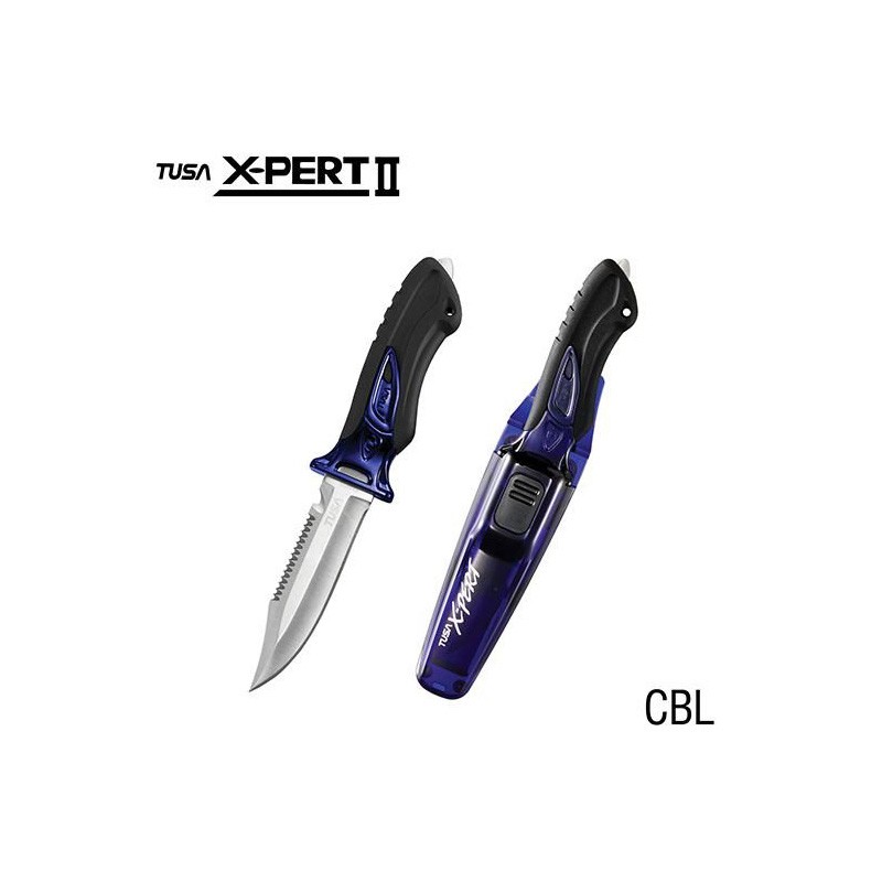 Nóż nurkowy TUSA X-Pert II FK-910 stalowy
