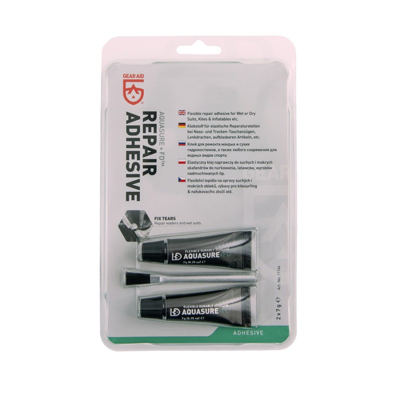 Klej GearAid Aquasure 2x7 g wodoodporny klej do neoprenu, lateksu i gumy