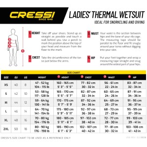 Cressi Tiburon Shorty Lady – damska pianka neoprenowa krótka