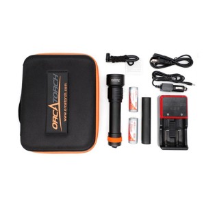 OrcaTorch D511 2200 lm – latarka nurkowa USB-C 21700