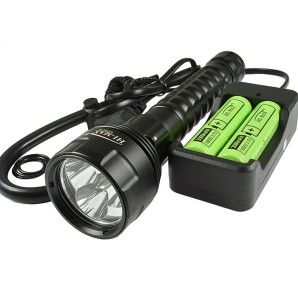 Latarka nurkowa HI-MAX H8 2000 lm – zestaw z ładowarką